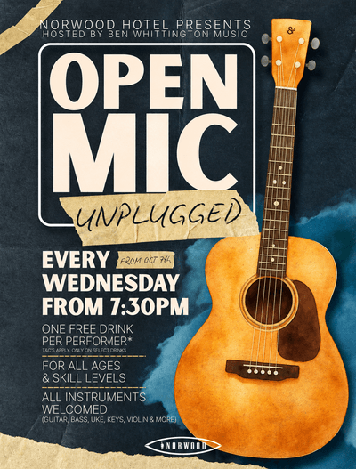 Profile image of Norwood Open Mic: Unplugged