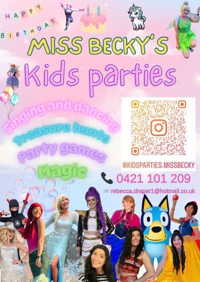 Profile image of Miss Becky's kids parties